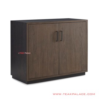 Buffet Masayu 2 Pintu Jati Black Walnut Minimalis