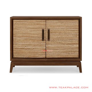 Buffet Minimalis Rotan Gemma Jati