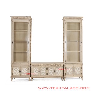 Set Buffet Meja TV Rak Pajangan Camelia Series