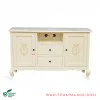 Credenza Duco Ivory Klasik Victoria Top Marmer