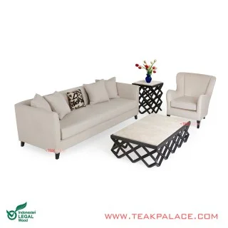 Sofa Minimalis Set Accent 31 Krem