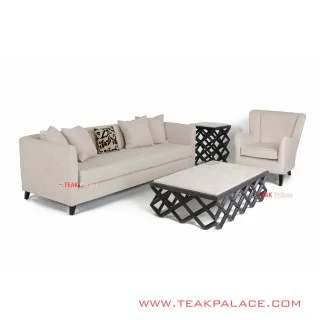 Sofa Minimalis Set Accent 31 Krem