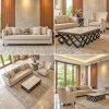 Sofa Minimalis Set Accent 31 Krem