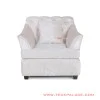 Sofa Modern Single Putih Seri Musi