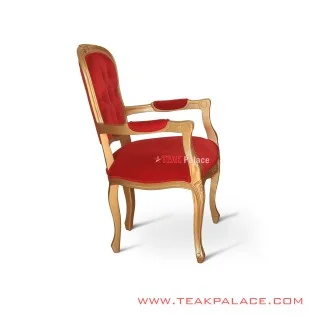 Kursi Tamu Klasik Emas Victorian Series