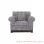Sofa Minimalist Teak Gray Robinson Single Seater