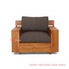 Single Sofa Minimalist Teak Sunda single sofa minimalist teak sunda 62