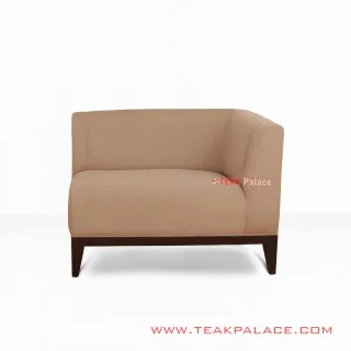 Sofa Single Sudut Jati Aries Minimalis 