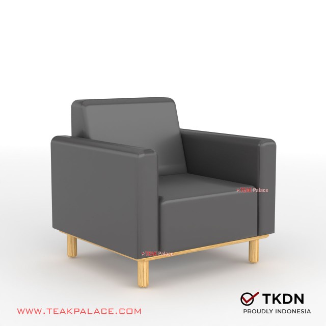 Black Leather Single Minimalist Chair Ion TKDN Series black leather single minimalist chair ion tkdn series 66