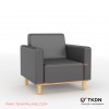 Black Leather Single Minimalist Chair Ion TKDN Series black leather single minimalist chair ion tkdn series 67