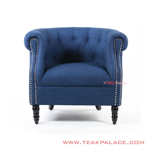 Minimalist Chester Denim Series Single Sofa minimalist chester denim series single sofa 60