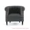 Sofa Single Chesterfield Grey Minimalis Jati