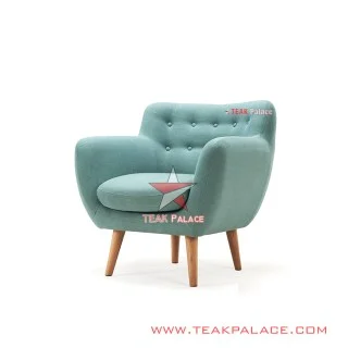 Kursi Retro Single Minimalis Kayu Jati Seri Dina