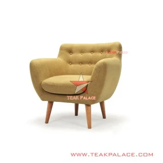 Sofa Retro Modern Kayu Jati Seri Dina