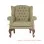 Sofa Single Rawles Jati Green Minimalis