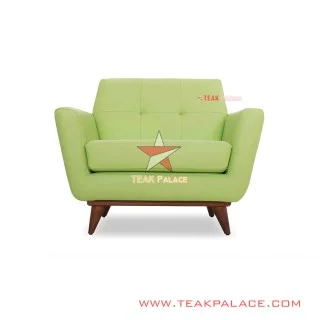Armchair Sofa Minimalais Single Seri Hugo