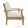 Guest Chair Minimalist Natural Teak Single Serang Series guest chair minimalist natural teak single serang series 55
