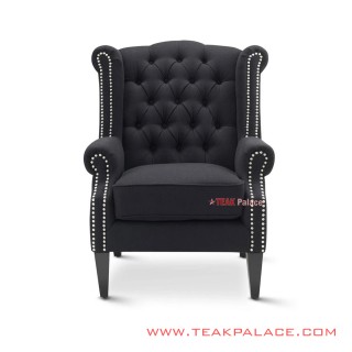 Sofa Tamu Rivoli Hitam Seri Chiko