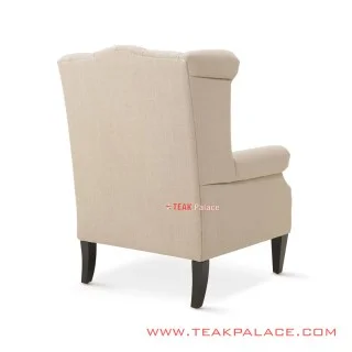 Kursi Sofa Chiko Minimalis Jati Cream