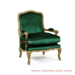 Sofa Single Jati White Wash Lasinta Hijau Sofa Single Jati White Wash Lasinta Hijau