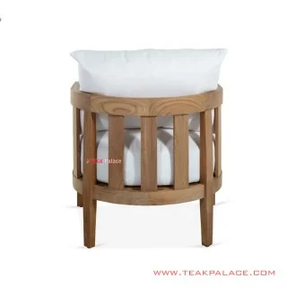 Kursi Sofa  Tamu Single Minimalis Jati Mongo