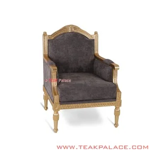 Kursi Sofa Armchair Jati Emas Rivoli Dolphin Seri Nanda Kursi Sofa Armchair Jati Emas Rivoli Dolphin Seri Nanda