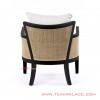 Single Teak Black Ratana Guest Chair single teak black ratana guest chair 66