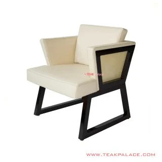 Kursi Teras Jati Hitam Seri Ayunda Oscar White