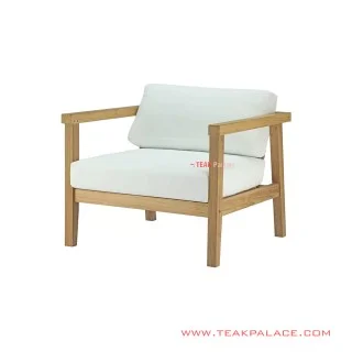 Kursi Tamu Minimalis Seoul Modern Natural White