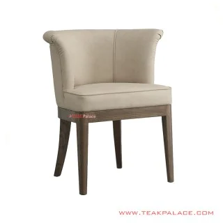 Kursi Teras Seri Dinar Jati Salak Brown Jok Oscar Ivory