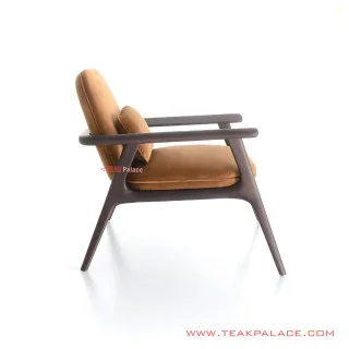 Armchair Jati Black Walnut Seri Soraya