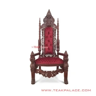 Kursi Sofa Single Mewah Ukir Jati Seri Raja