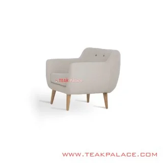 Sofa Retro Dina Single Linen Sofa Retro Dina Single Linen