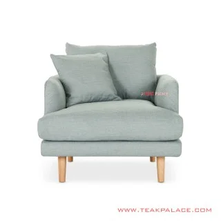 Kursi Single Minimalis Jati Seri Hampton