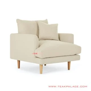 Sofa Minimalis Hampton Linen 1 Seater Sofa Minimalis Hampton Linen 1 Seater