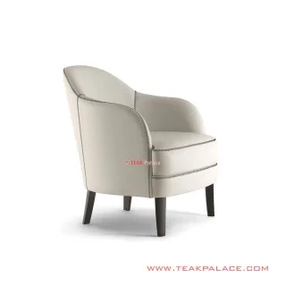 Sofa Tamu Kevin Putih Minimalis Jati