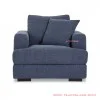 Sofa Tamu Single Truman Denim Minimalis sofa tamu single truman denim minimalis 67
