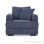 Sofa Tamu Single Truman Denim Minimalis