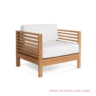 Sofa Bangku Single Kebumen Minimalis With White Cushion