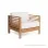 Sofa Bangku Single Kebumen Minimalis With White Cushion