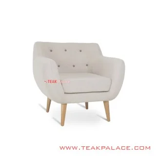 Sofa Retro Dina Single Linen