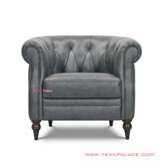 Single Chair Chester Minimalis Jati