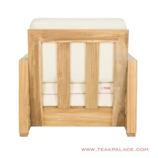 Sofa Luxius Single Modern Natural Cream Cushion Murah