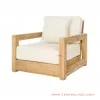 sofa luxius single modern natural cream cushion murah 59