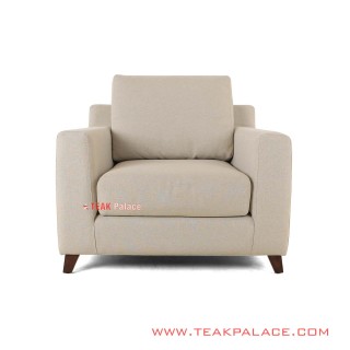 Sofa Minimalis Ruang Tamu Single Linen Seri Surabaya