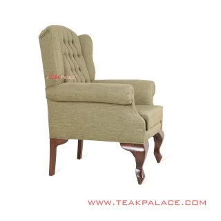 Sofa Single Rawles Jati Green Minimalis