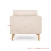 Sofa Single Modern Seri Daiki Minimalis Sofa Single Modern Seri Daiki Minimalis