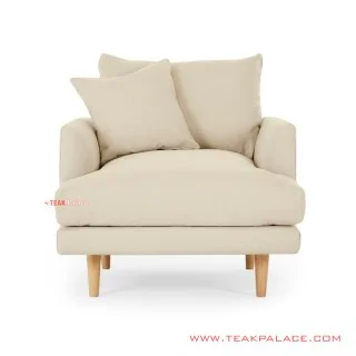 Sofa Minimalis Hampton Linen 1 Seater