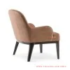 Kursi Sofa Single Itzy Jati Minimalis Black Walnut Kursi Sofa Single Itzy Jati Minimalis Black Walnut