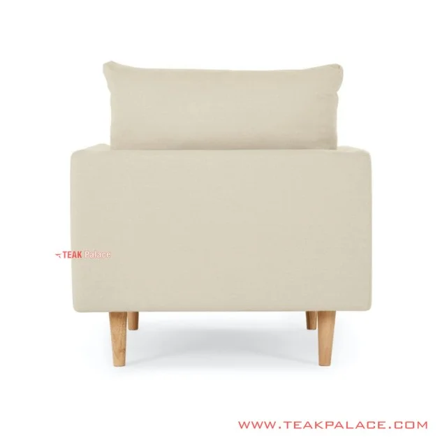 Hampton Linen 1 Seater Minimalist Sofa hampton linen 1 seater minimalist sofa 54